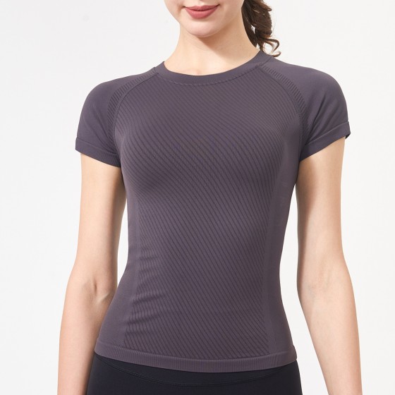 women' s seamless short-sleeved T-shirt top DS06231