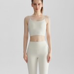 Yoga Pilates fitness set,tank top + leggings set WX438CK386