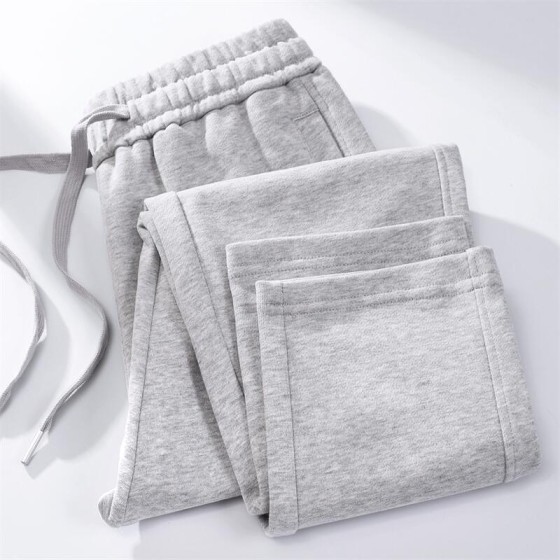 100% cotton and wool loop fabric women\'s sports pants  ZTK320